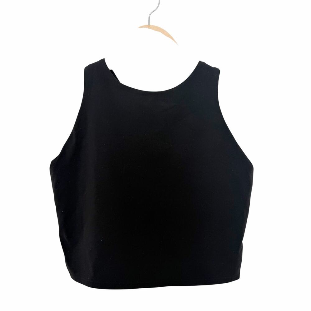 Athleta Black Conscious Crop D-DD+ Bra Sz S
